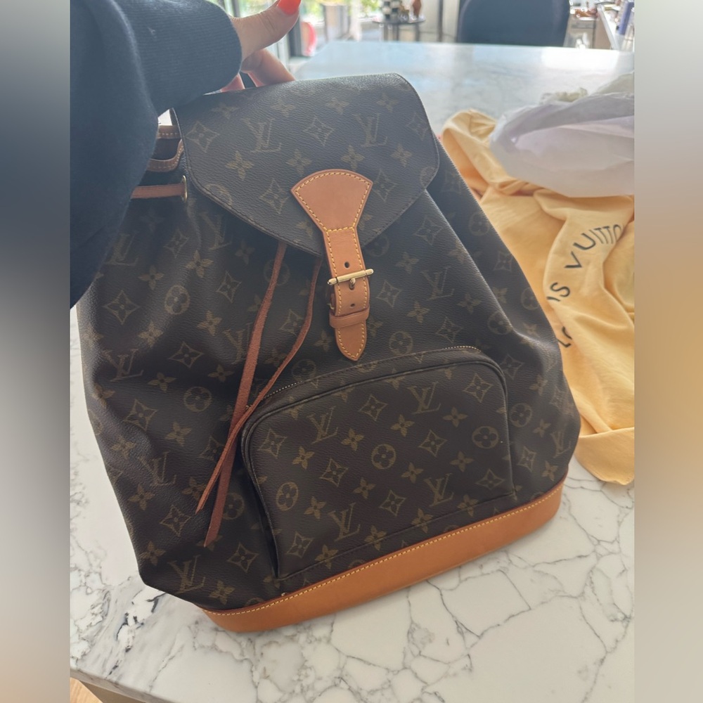 Louis Vuitton Dark Brown Monogram Backpack